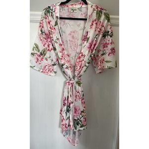 Show Me Your Mumu Women's Brie Robe Garden of Blooms Print Lightweight ONE SIZE